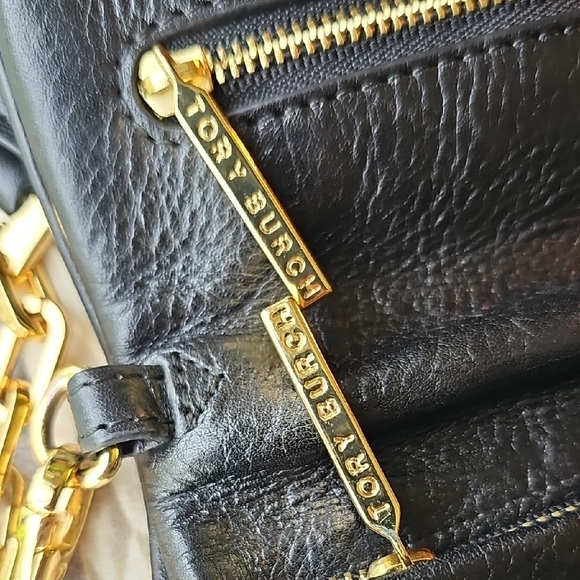 Tory Burch Black Leather Clutch - Picture 7 of 9